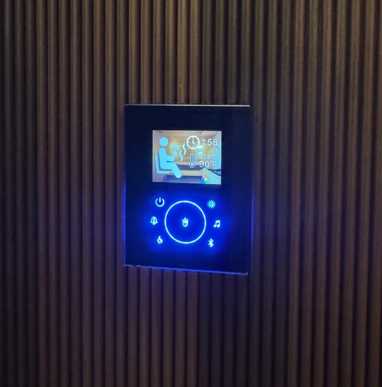 Internal Control Panel, DREAM Sauna